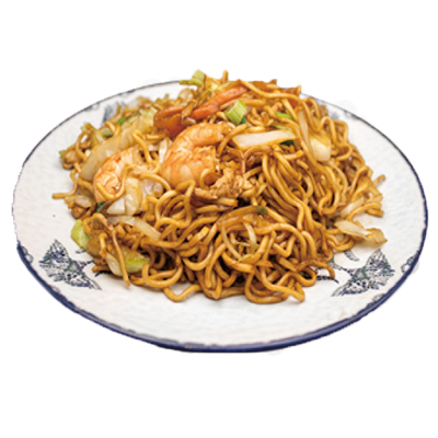 Yakisoba con Gambas