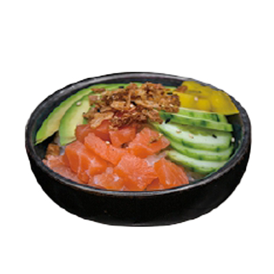 Poke salmón clásico